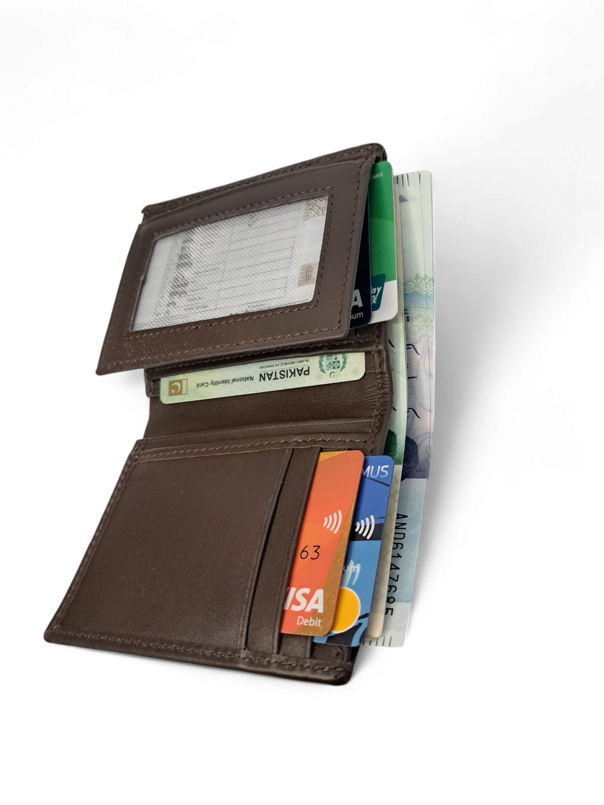 Elegance Slim Leather Wallet JUW002