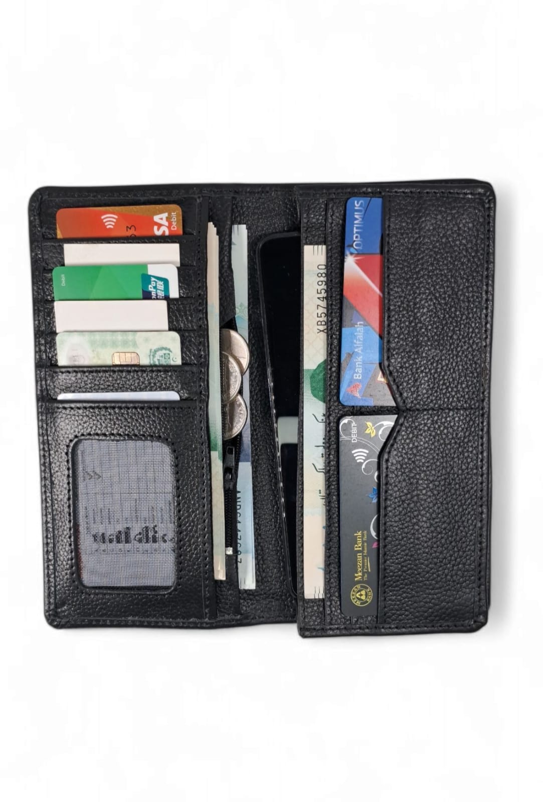 Slim & Long Leather Wallet JUW003