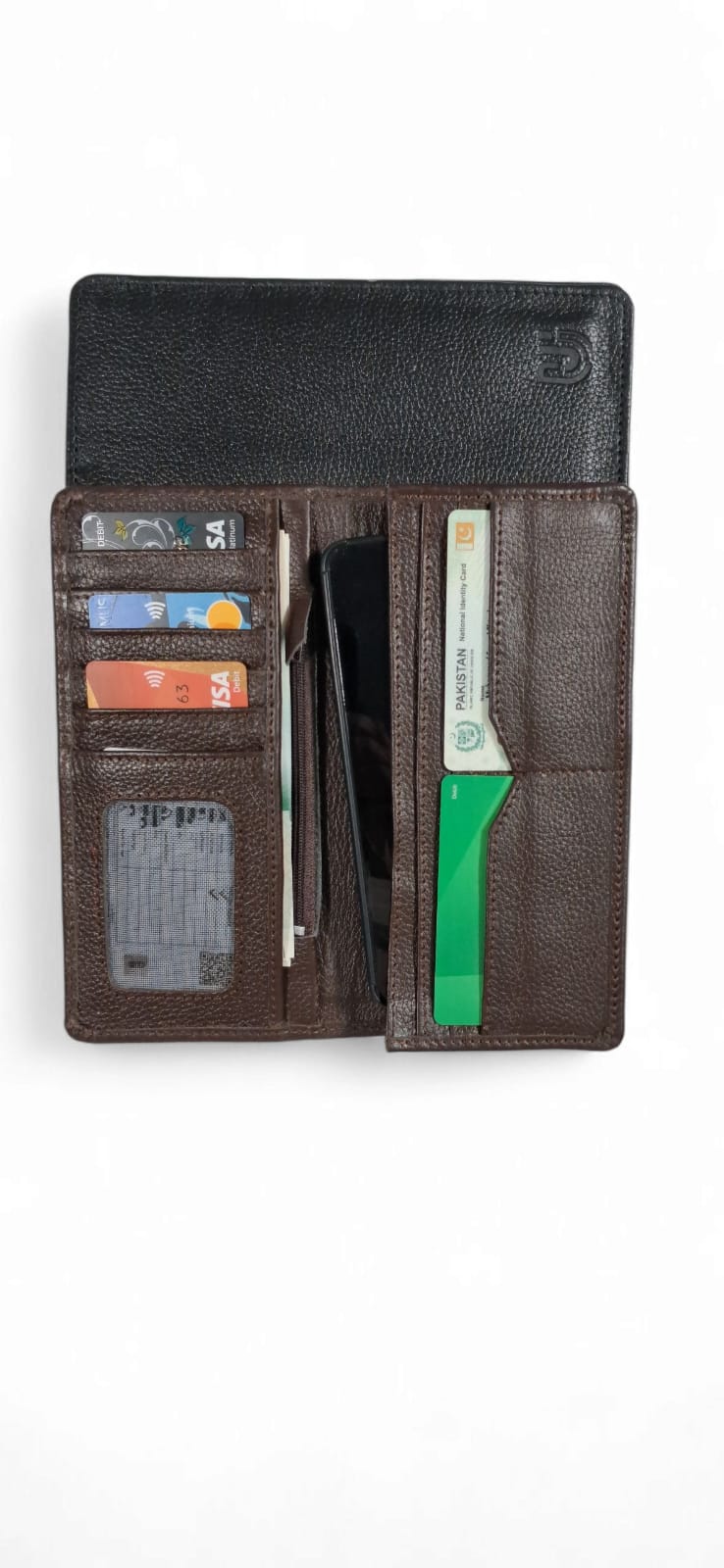 Slim & Long Leather Wallet JUW003