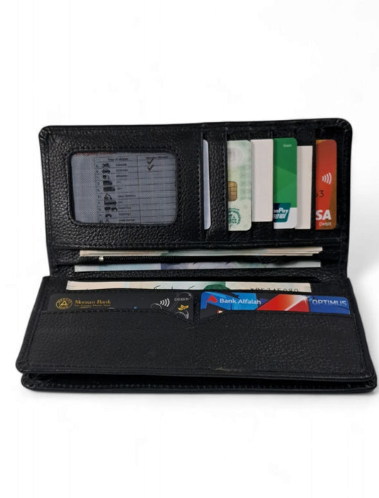 Slim & Long Leather Wallet JUW003